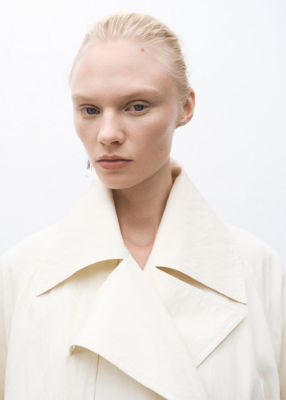 Mango Trench oversize revers