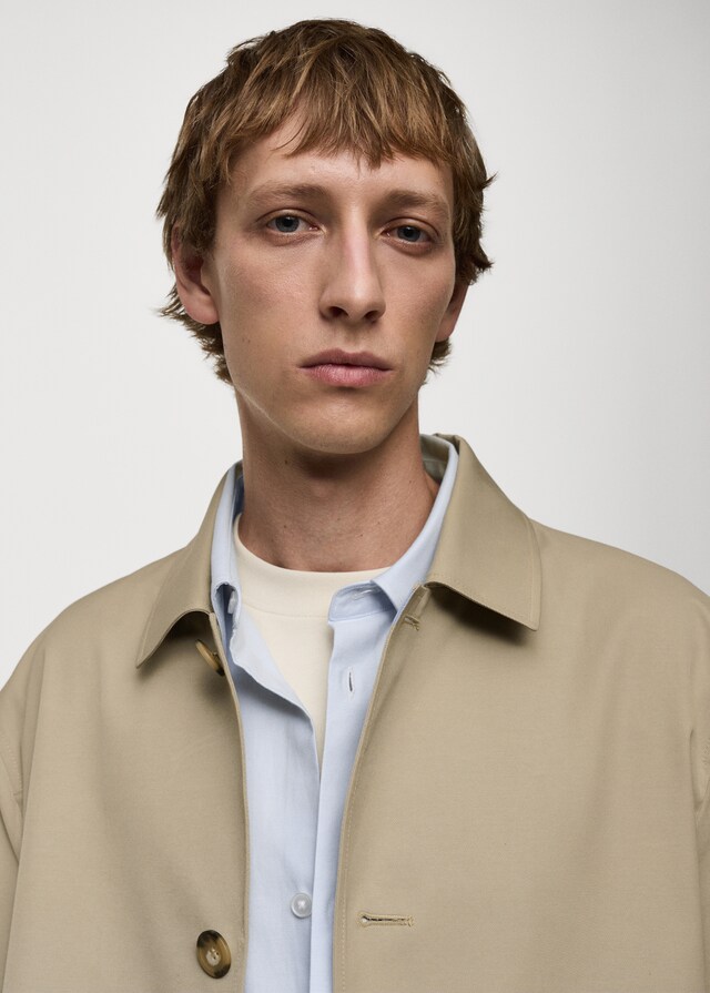 Mango Trench Relaxed-fit Water Repellent