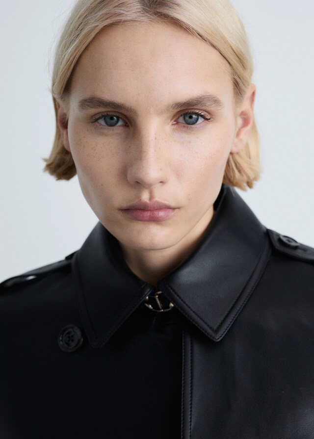 Mango Trench Similpelle