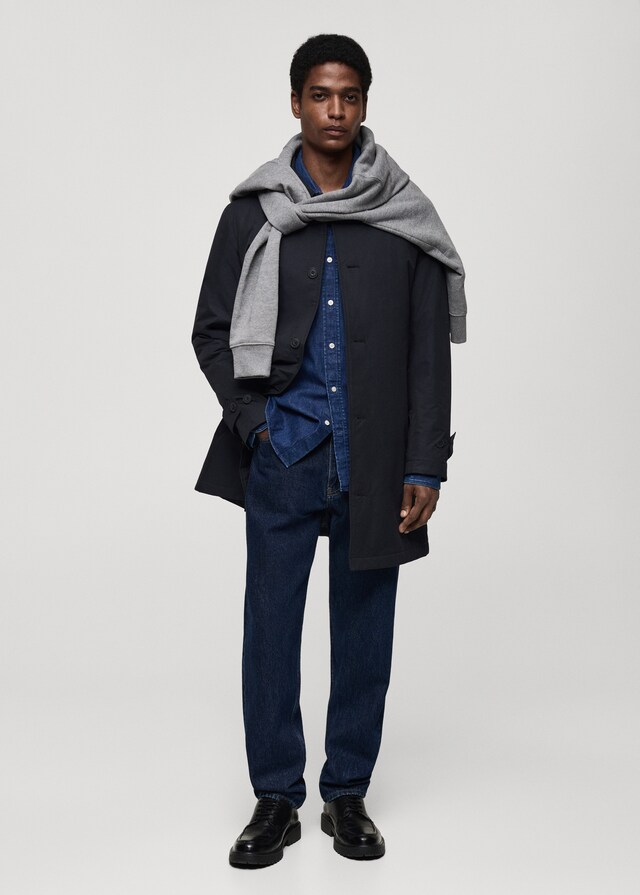 Mango Trench Trapuntato Water Repellent