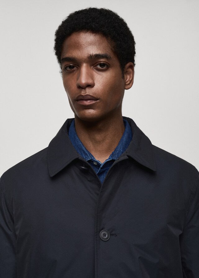 Mango Trench Trapuntato Water Repellent