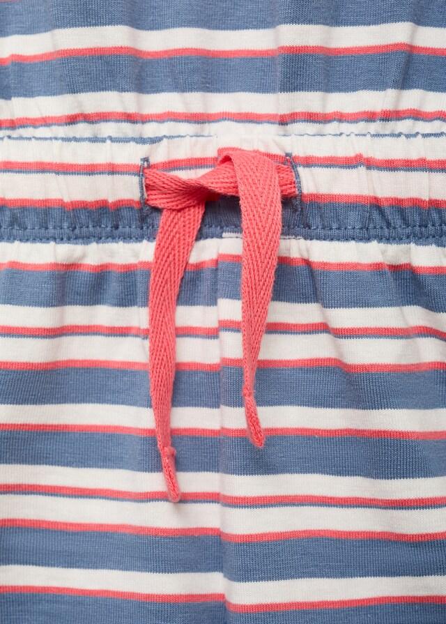 Mango Tuta Corta Righe Coulisse