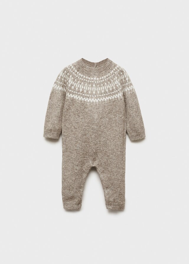 Mango Tuta Maglia Jacquard