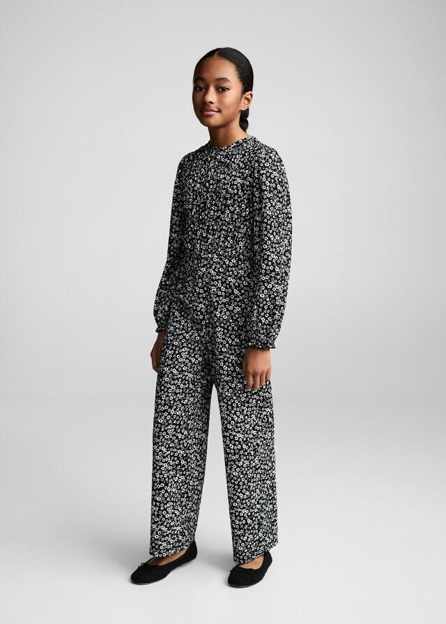 Mango Vestito A Tuta Stampa Floreale