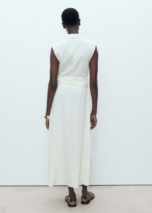 Mango Vestito Camicione Fiocco