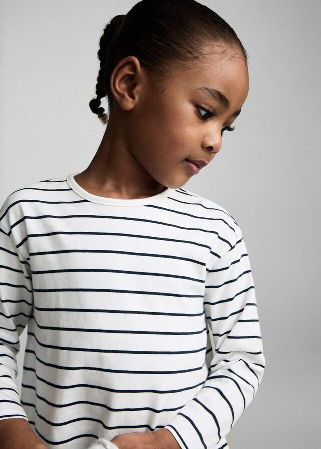 Mango Vestito Cotone Righe