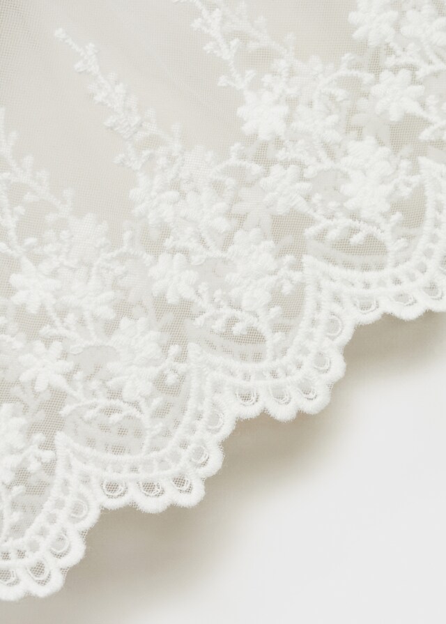 Mango Vestito Dettagli Ricamati