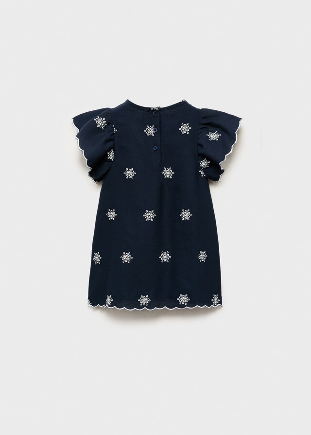 Mango Vestito Dettagli Ricamati