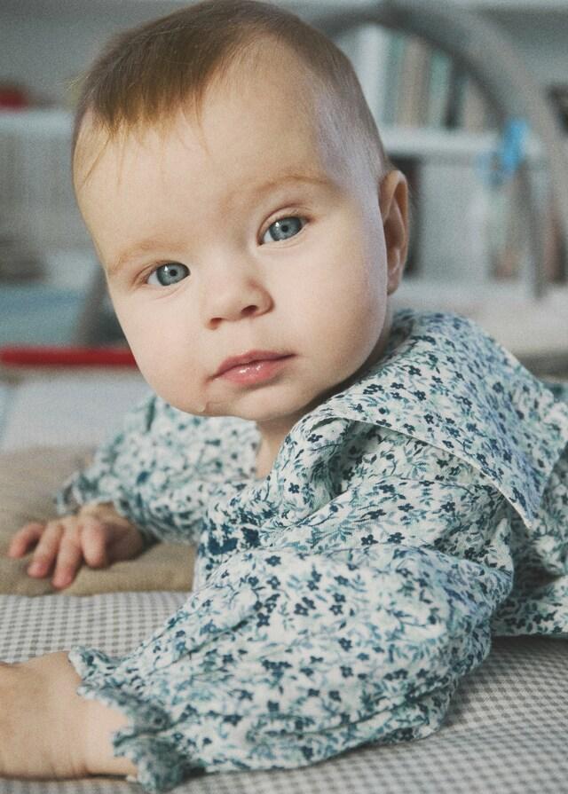 Mango Vestito E Copripannolone Cotone Volant