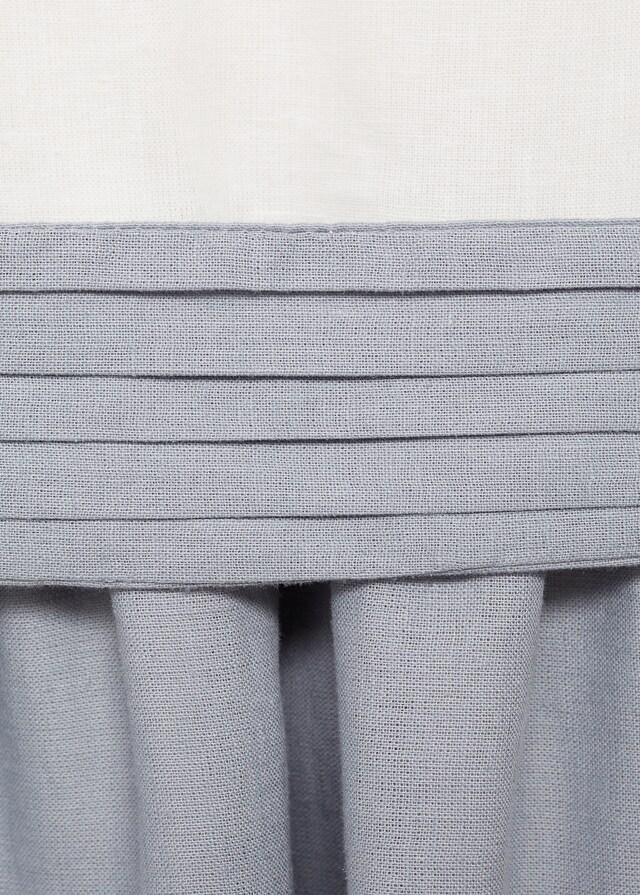 Mango Vestito Gonna Contrasto