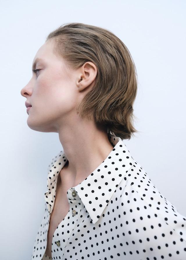 Mango Vestito Pois Cintura