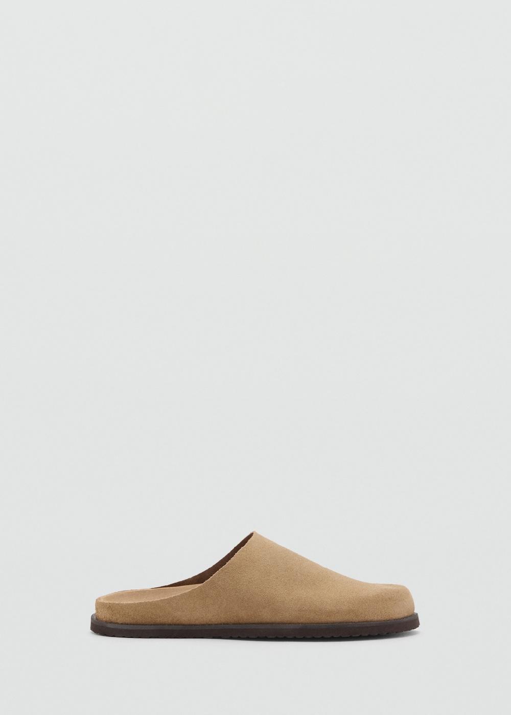 Mango Zoccoli pelle crosta di cuoio