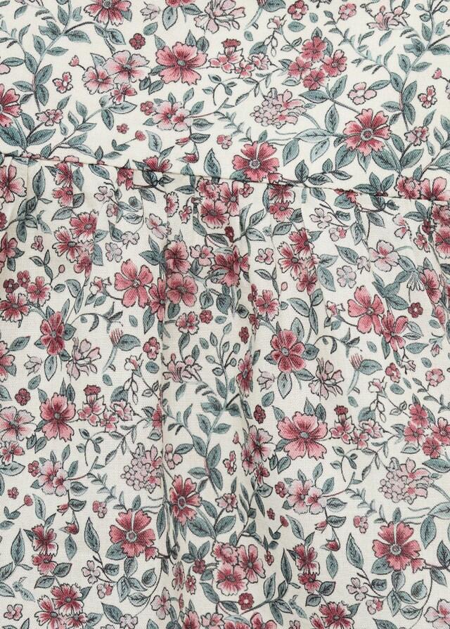 Mango Vestito E Pagliaccetto In Cotone A Stampa Floreale