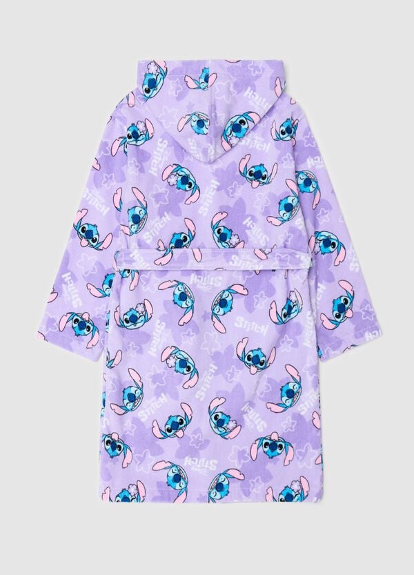 Ovs Accappatoio In Cotone Con Cappuccio Stampa Stitch