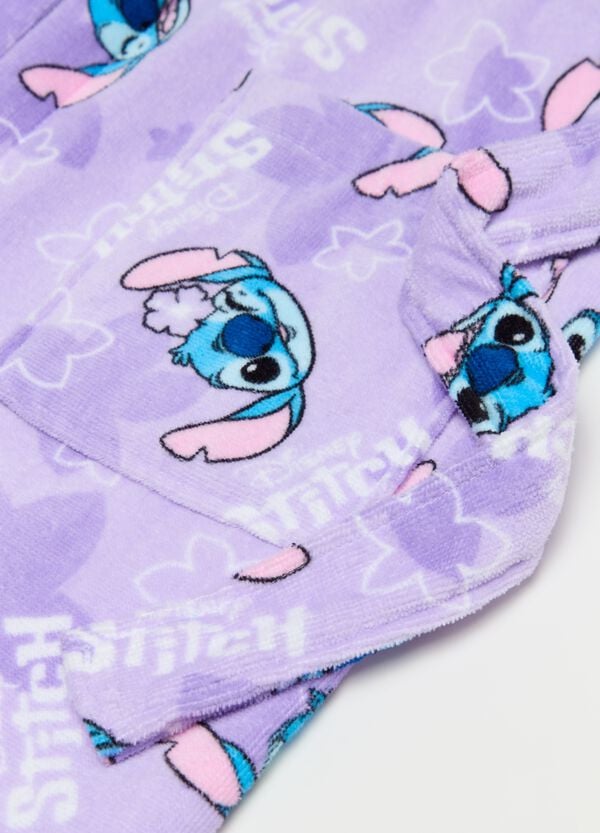 Ovs Accappatoio In Cotone Con Cappuccio Stampa Stitch