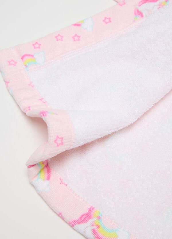 Ovs Accappatoio Rosa Con Cappuccio E Stampa Unicorni
