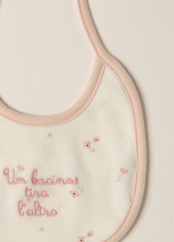 Ovs Bavaglini In Interlock Di Puro Cotone IANA Neonata