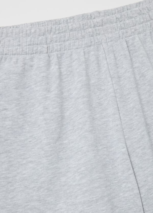Ovs Bermuda In French Terry Con Vita Elasticata Grigio