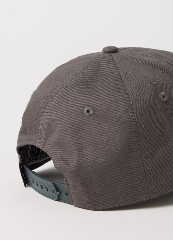 Ovs Berretto Da Baseball Grigio E Nero Con Ricamo Logo
