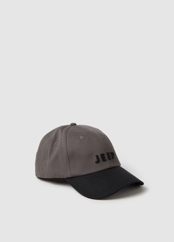 Ovs Berretto da baseball grigio e nero con ricamo logo