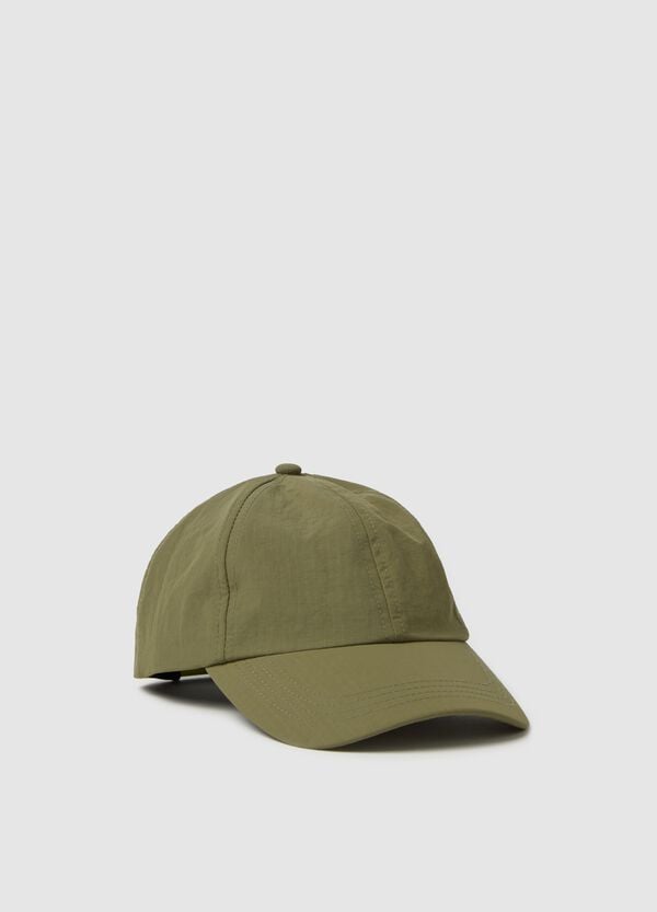 Ovs Berretto da baseball verde Essential con trama ripstop