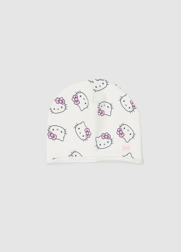 Ovs Berretto in French Terry con stampa Hello Kitty