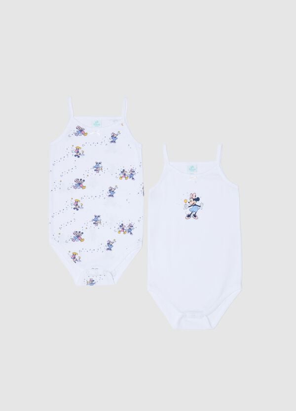 Ovs Bipack body con fiocchetto stampa Minnie e Topolino