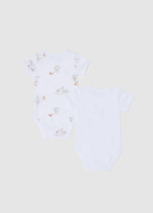 Ovs Bipack Body In Cotone Bio Stampa Winnie The Pooh