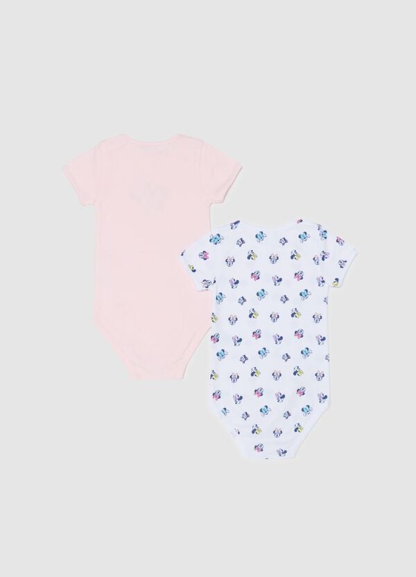 Ovs Bipack Body In Cotone Con Stampa Minnie E Figaro