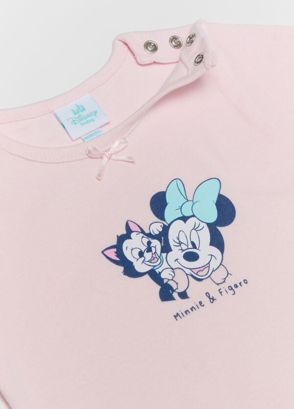 Ovs Bipack Body In Cotone Con Stampa Minnie E Figaro