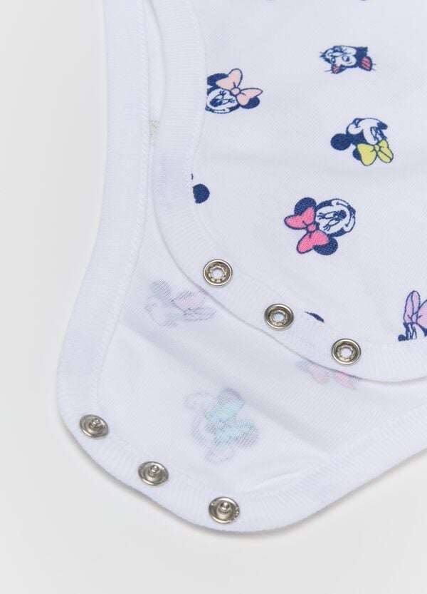 Ovs Bipack Body In Cotone Con Stampa Minnie E Figaro