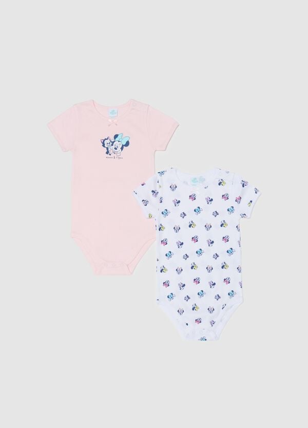Ovs Bipack body in cotone con stampa Minnie e Figaro