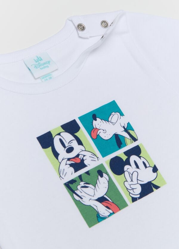 Ovs Bipack Body In Cotone Con Stampa Topolino E Pluto