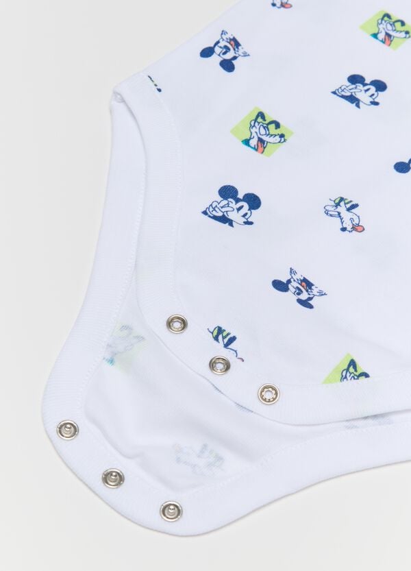 Ovs Bipack Body In Cotone Con Stampa Topolino E Pluto