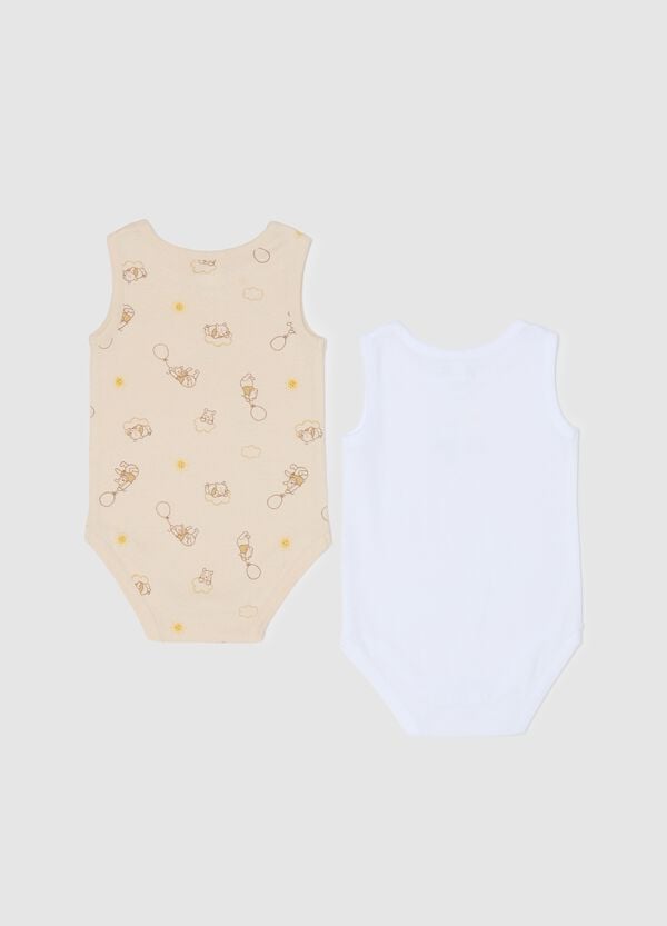 Ovs Bipack Body Smanicati In Cotone Stampa Winnie The Pooh