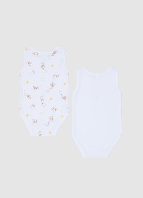 Ovs Bipack Body Smanicati In Cotone Stampa Winnie The Pooh