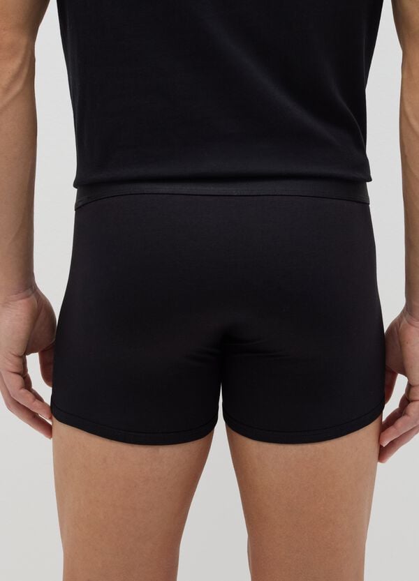 Ovs Bipack Boxer In Cotone Supima Piping A Contrasto