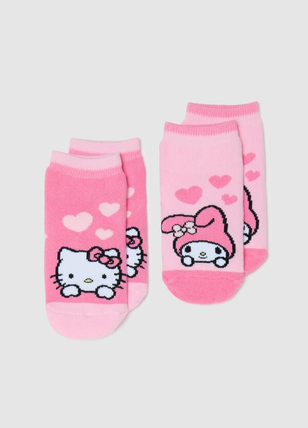 Ovs Bipack calze antiscivolo con disegno Hello Kitty