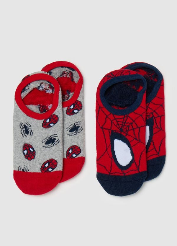 Ovs Bipack calze antiscivolo con disegno Spider-Man