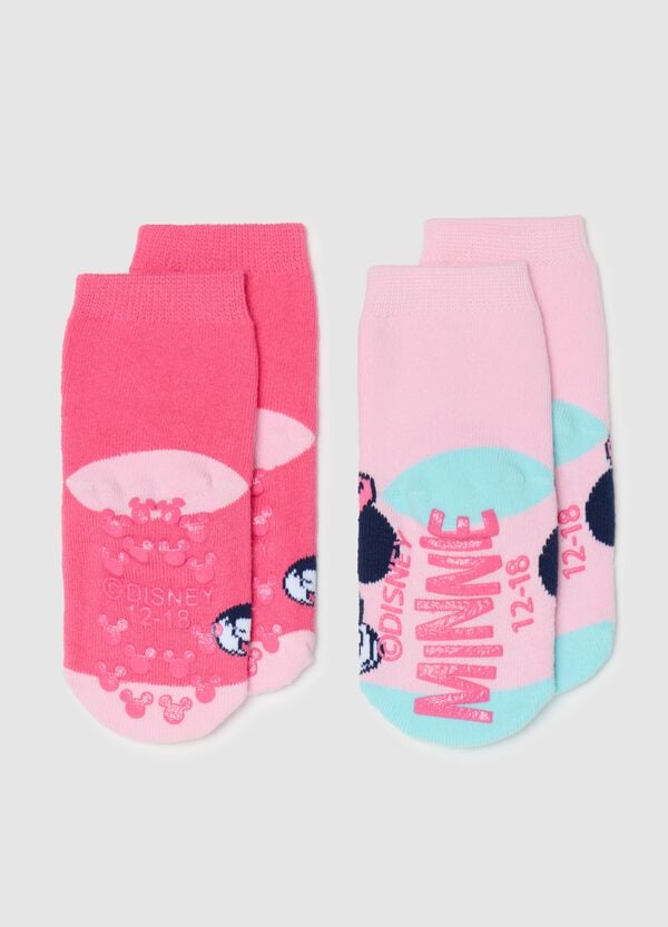 Ovs Bipack Calze Antiscivolo Disegno Minnie E Figaro