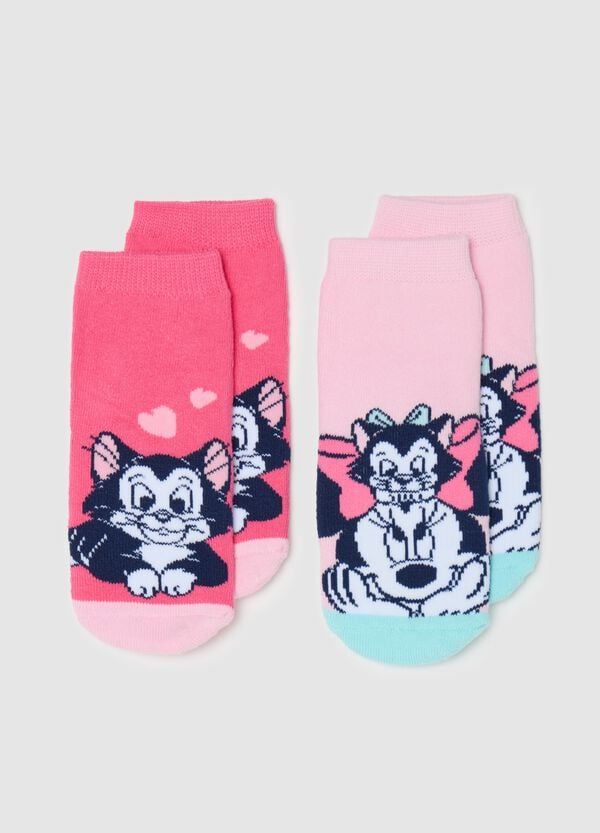 Ovs Bipack calze antiscivolo disegno Minnie e Figaro