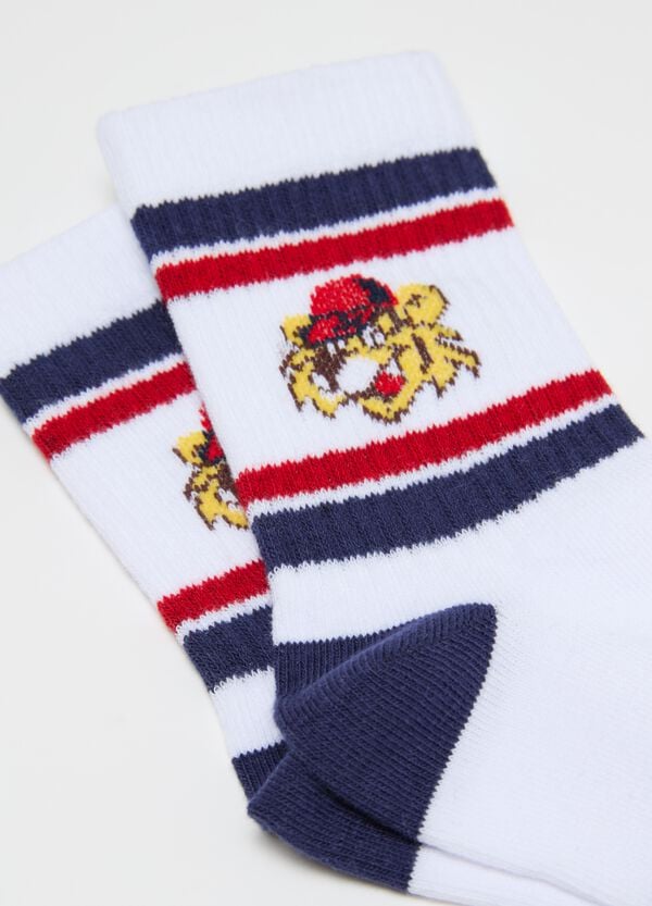 Ovs Bipack Calze Da Tennis Con Disegno Volpe E Logo