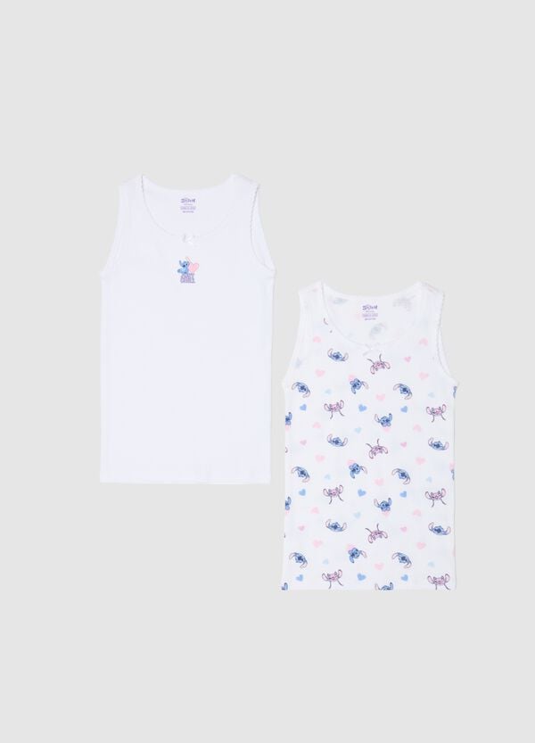 Ovs Bipack canotte con fiocchetto stampa Angie & Stitch