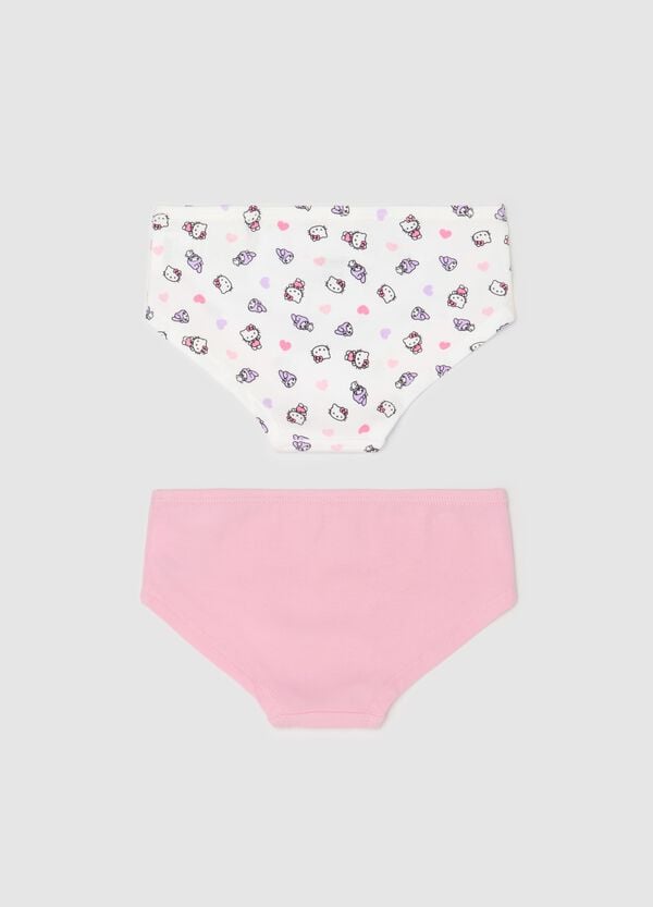 Ovs Bipack Culotte In Cotone Stretch Stampa Hello Kitty