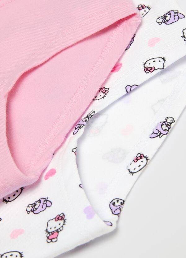 Ovs Bipack Culotte In Cotone Stretch Stampa Hello Kitty