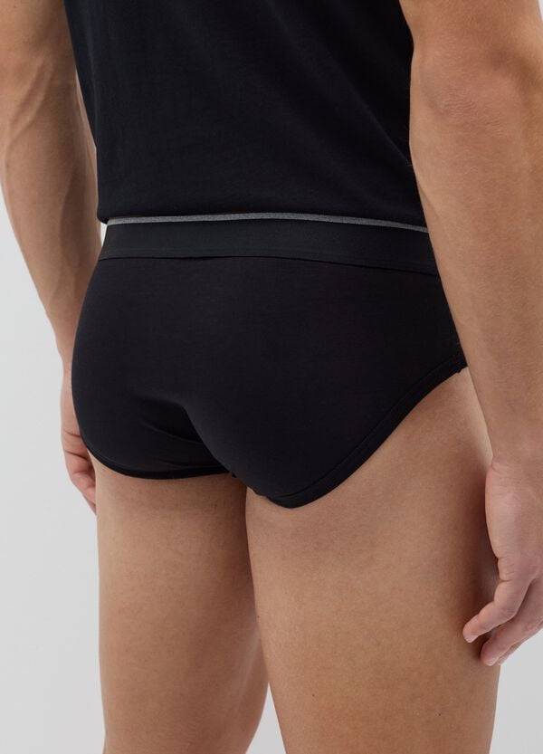 Ovs Bipack Slip In Cotone Supima Piping A Contrasto