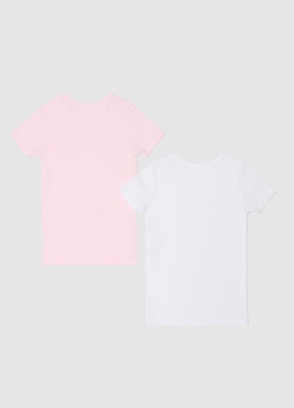 Ovs Bipack t-shirt intime in cotone bio con fiocchetto