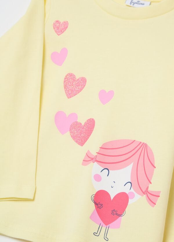 Ovs Bipack T-shirt Maniche Lunghe In Cotone Con Stampa