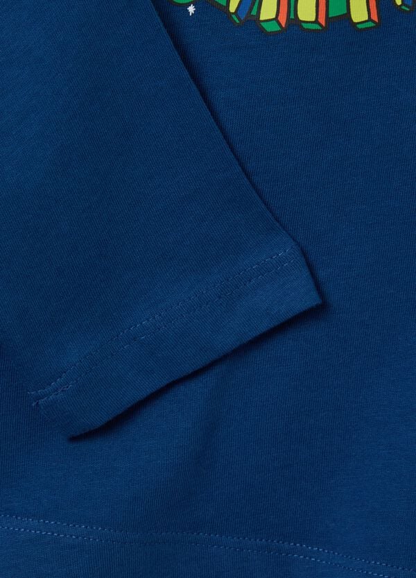 Ovs Bipack T-shirt Maniche Lunghe In Cotone Con Stampa