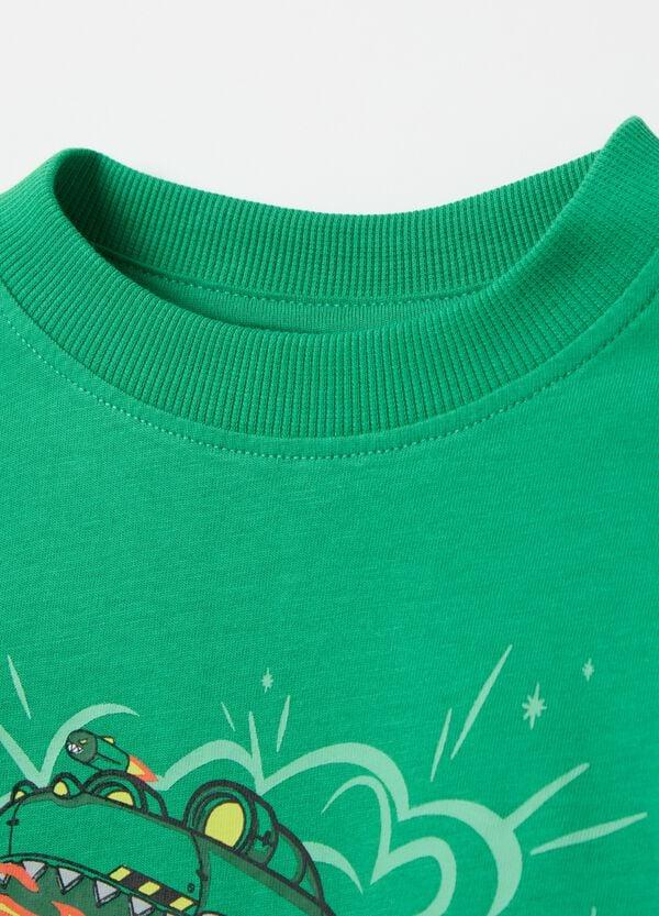 Ovs Bipack T-shirt Maniche Lunghe In Cotone Con Stampa